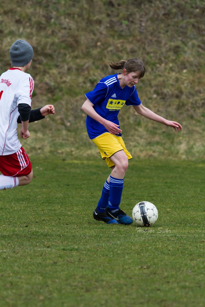 Bild 407 - B-Juniorinnen Tus Tensfeld - TSV Gnutz o.W. : Ergebnis: 1:3